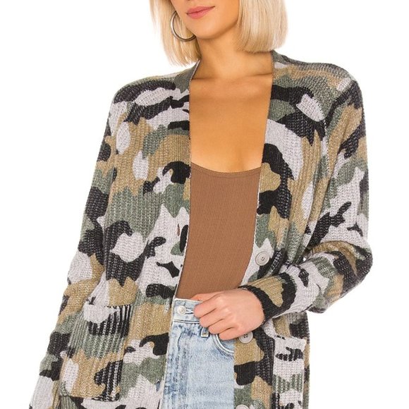 Camouflage cardigans